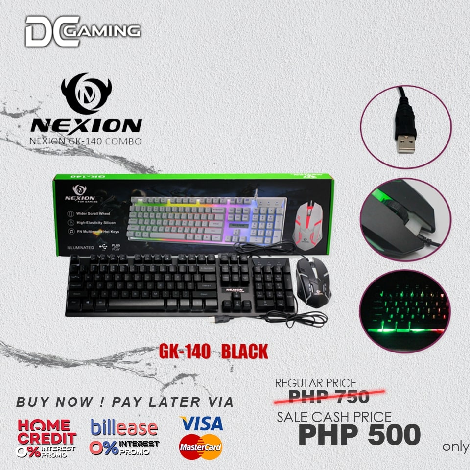 Nexion GK140 Keyboard & Mouse Bundle